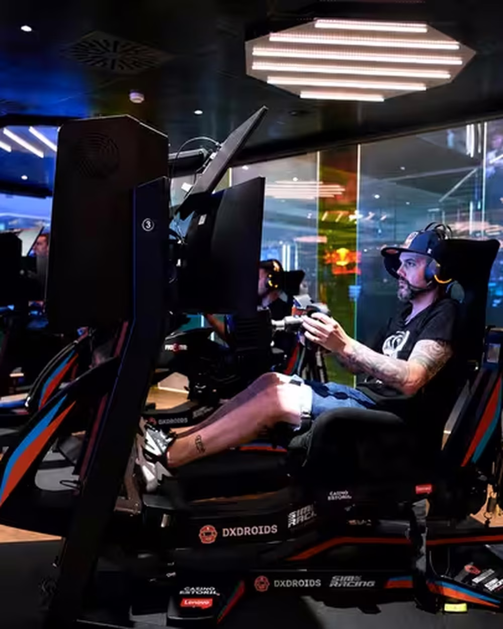The ImSim racing area at Casino Barcelona.