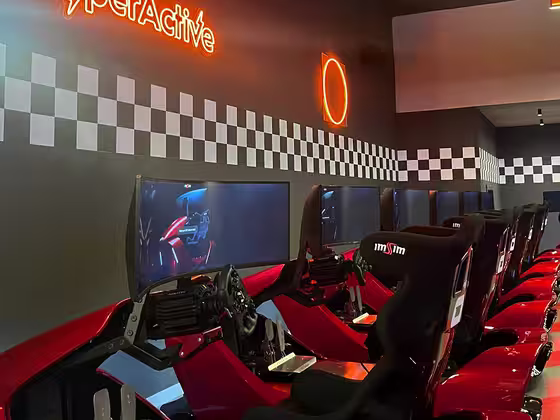 The GARRA racing zone at Hyperactive, Pristina.