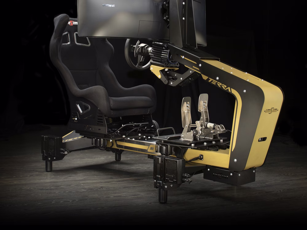 The same TERRA simulator, seen from the front three quarter.